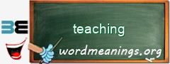 WordMeaning blackboard for teaching